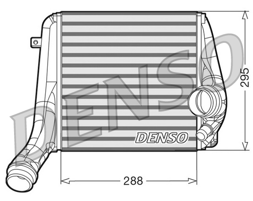 DENSO DIT28018 Intercooler,...