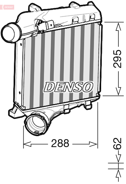 DENSO DIT28020 Intercooler-Intercooler-Ricambi Euro