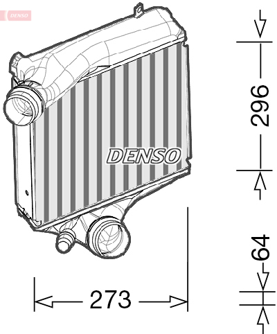 DENSO DIT28023 интеркулер...