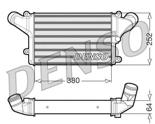 DENSO DIT45003 Intercooler