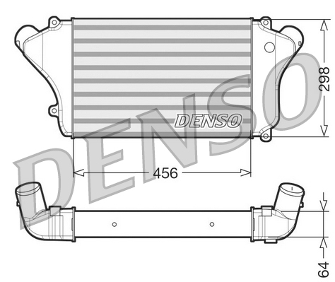 DENSO DIT45004 Intercooler,...