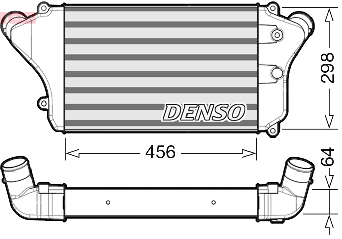 DENSO DIT45005 Intercooler,...