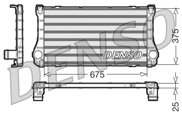 DENSO DIT50002 Intercooler