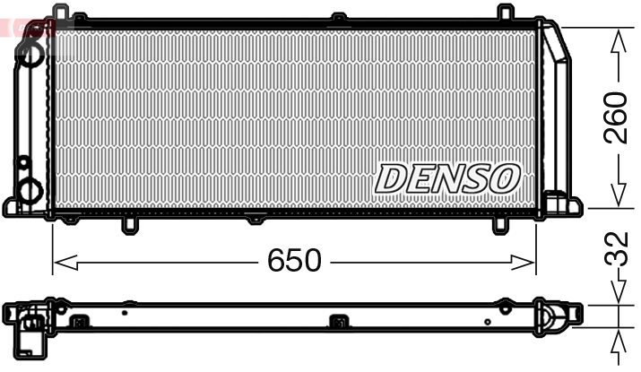 DENSO DRM02008 Radiator,...