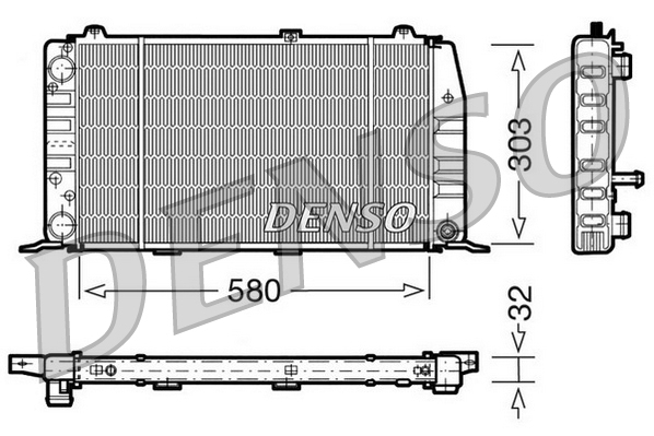 DENSO DRM02010 Radiator,...