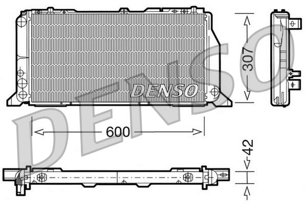 DENSO DRM02013 Radiatore, Raffreddamento motore