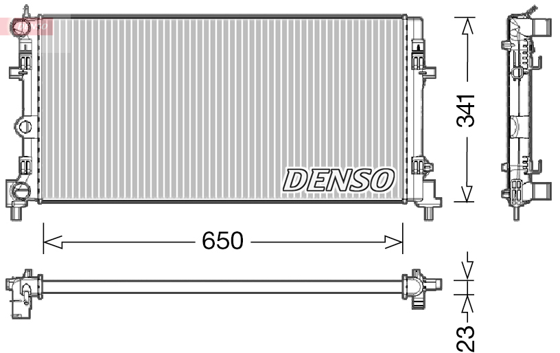 DENSO DRM02015 Radiatore, Raffreddamento motore