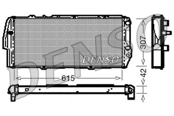 DENSO DRM02040 Radiator,...