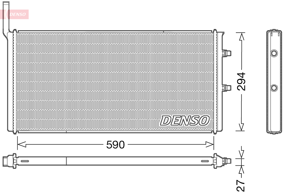 DENSO DRM05009 Radiatore, Raffreddamento motore-Radiatore, Raffreddamento motore-Ricambi Euro