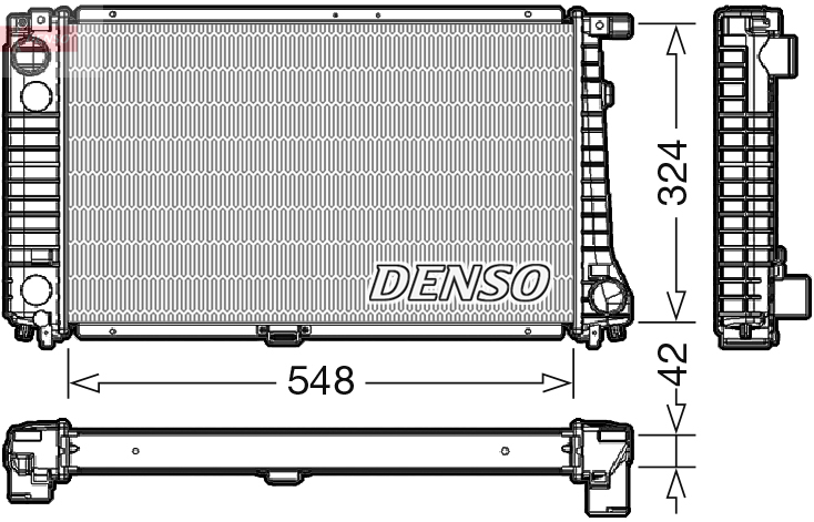 DENSO DRM05016 Radiatore, Raffreddamento motore