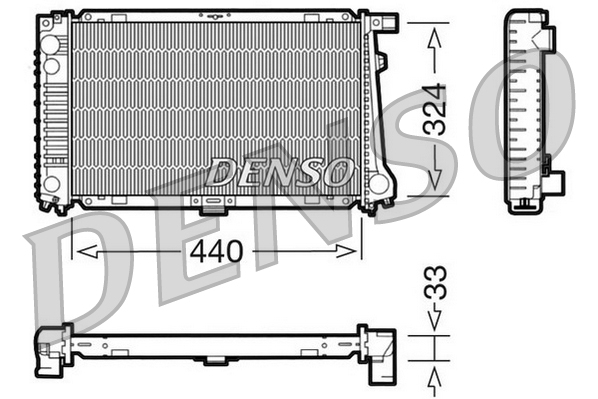 DENSO DRM05032 Radiatore, Raffreddamento motore