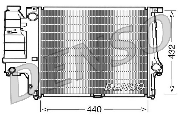 DENSO DRM05037 Radiator,...