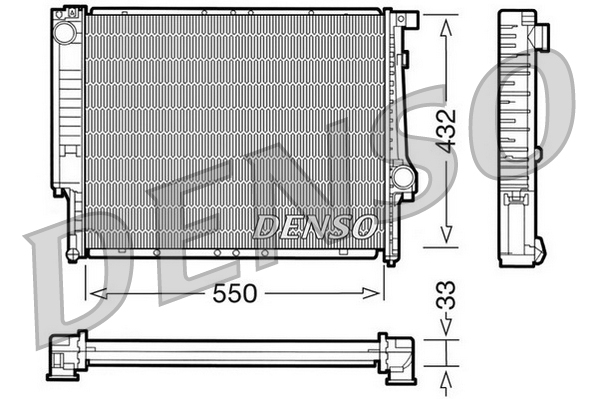 DENSO DRM05041 Radiator,...