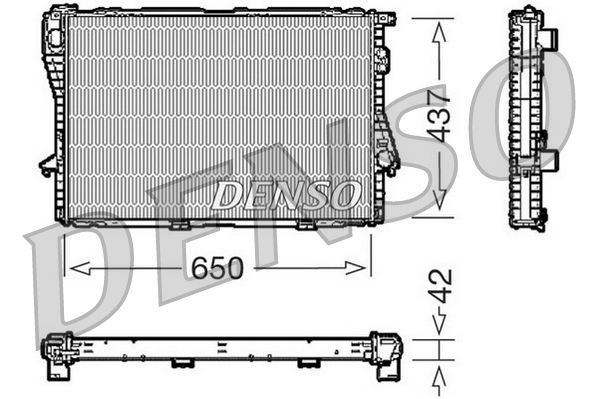 DENSO DRM05068 Radiatore, Raffreddamento motore