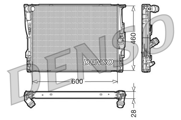 DENSO DRM05110 Radiatore, Raffreddamento motore