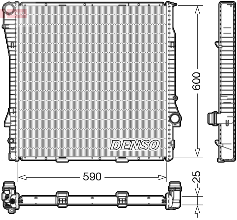 DENSO DRM05113 Radiator,...