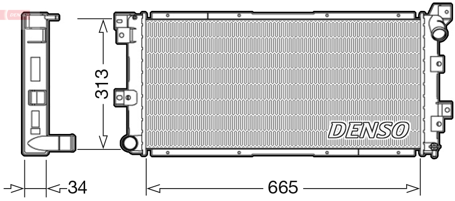 DENSO DRM06002 Radiator,...