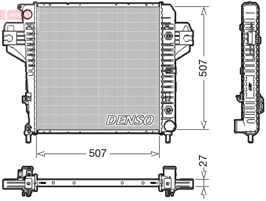 DENSO DRM06033 Radiator,...