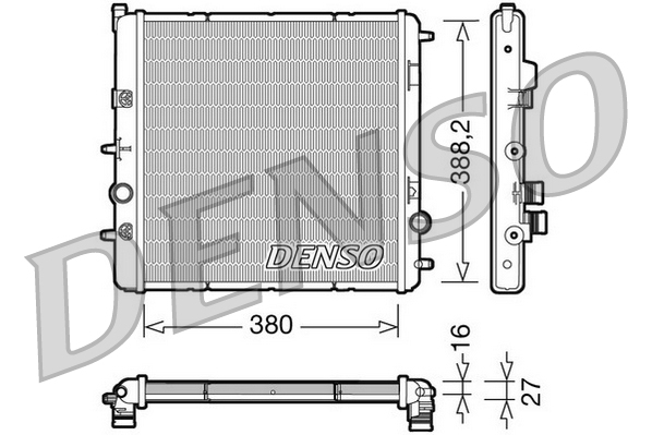 DENSO DRM07003 Radiator,...