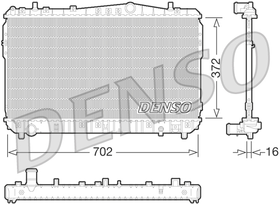 DENSO DRM08004 Chladič,...