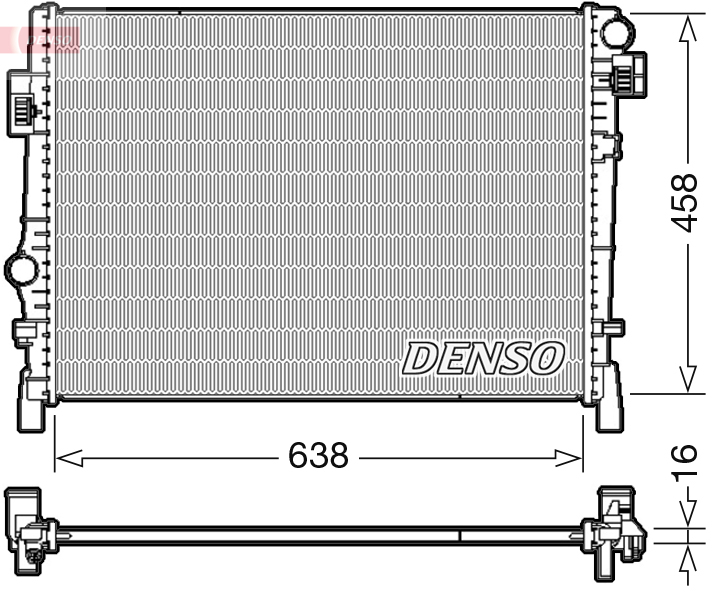 DENSO DRM09054 Radiator,...