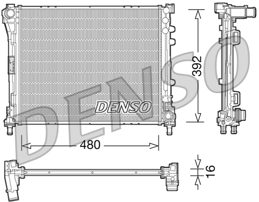 DENSO DRM09087 Radiator,...