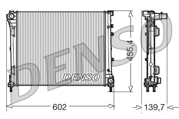 DENSO DRM09162 Radiatore, Raffreddamento motore