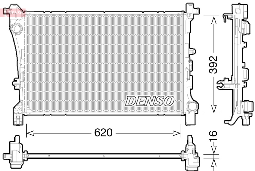 DENSO DRM09166 Radiator,...