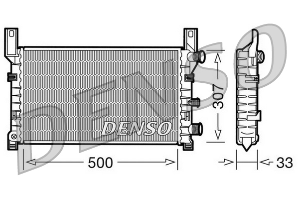 DENSO DRM10035 Radiator,...