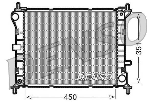 DENSO DRM10050 Radiatore, Raffreddamento motore-Radiatore, Raffreddamento motore-Ricambi Euro