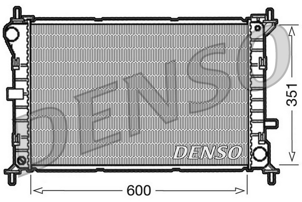 DENSO DRM10051 Radiatore, Raffreddamento motore-Radiatore, Raffreddamento motore-Ricambi Euro