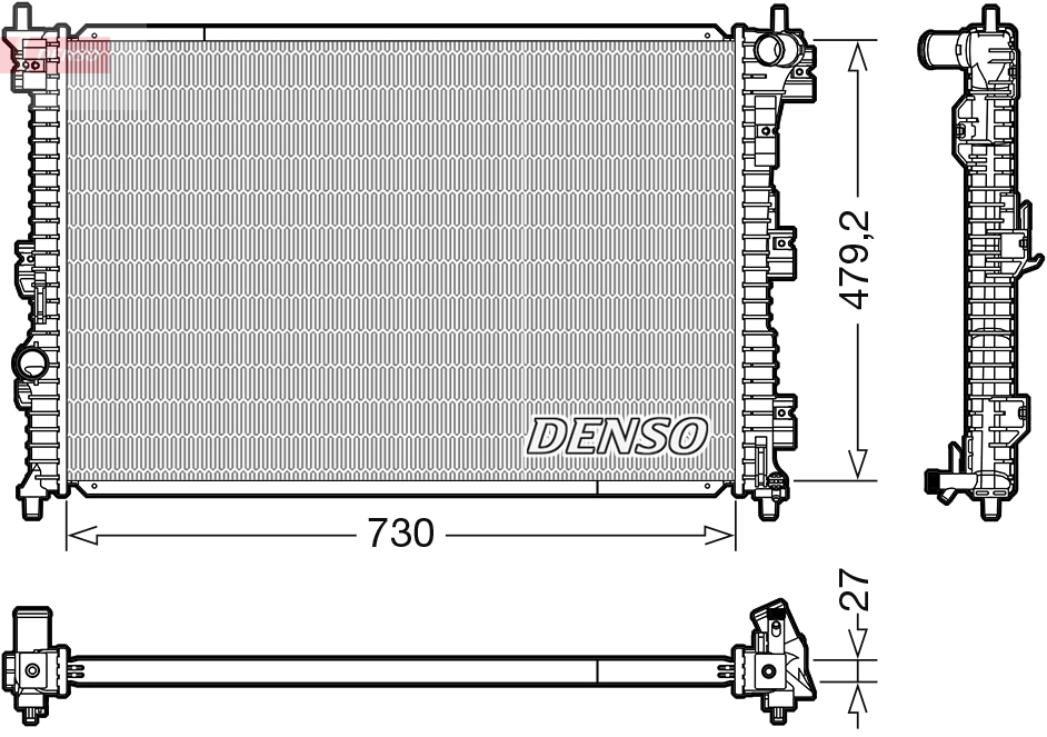 DENSO DRM10112 Radiator,...