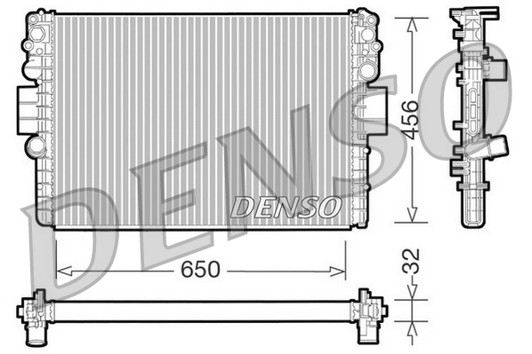 DENSO DRM12006 Radiatore, Raffreddamento motore