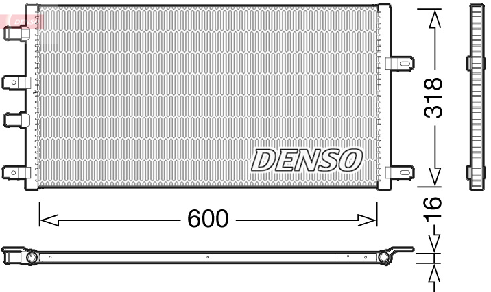DENSO DRM12011 Radiatore, Raffreddamento motore