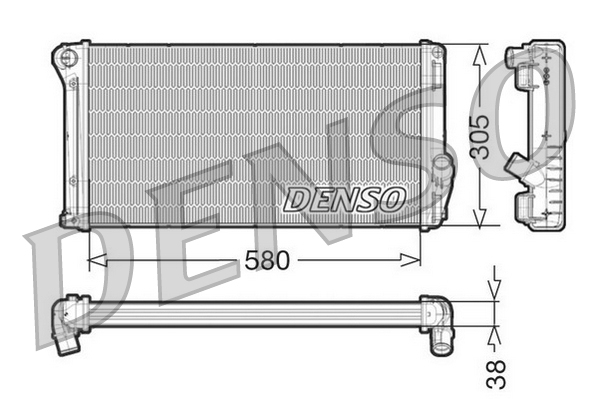 DENSO DRM13020 Radiatore, Raffreddamento motore