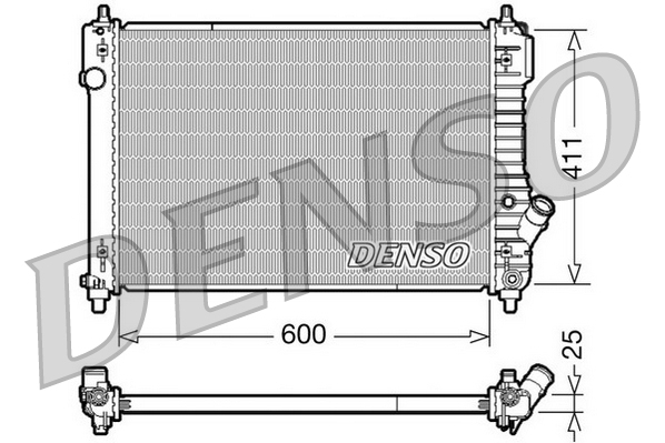 DENSO DRM15004 Radiator,...