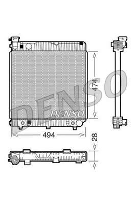 DENSO DRM17002 Radiator,...