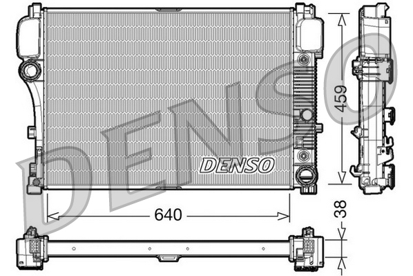DENSO DRM17008 Radiatore, Raffreddamento motore