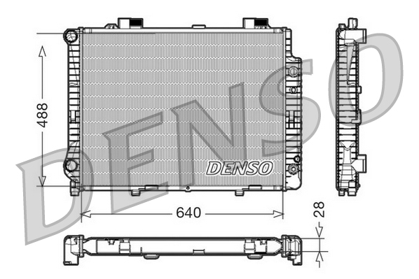 DENSO DRM17041 Radiator,...