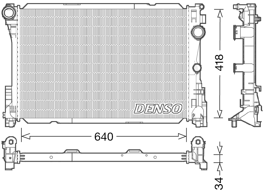 DENSO DRM17049 Radiator,...