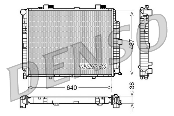 DENSO DRM17086 Radiator,...