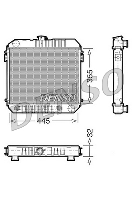 DENSO DRM20002 Radiator,...