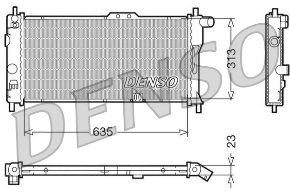 DENSO DRM20032 Radiatore, Raffreddamento motore