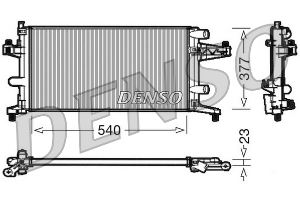 DENSO DRM20040 Radiator,...