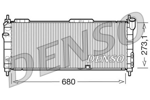 DENSO DRM20042 Radiator,...