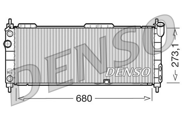 DENSO DRM20043 Radiator,...