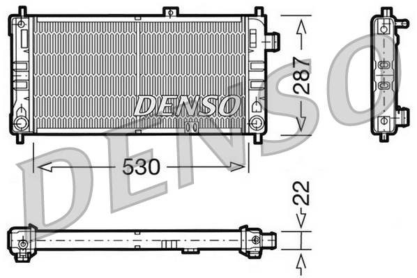 DENSO DRM20062 Chladič,...