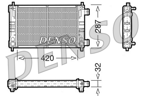 DENSO DRM20063 Radiatore, Raffreddamento motore