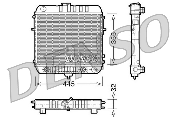 DENSO DRM20073 Chladič,...