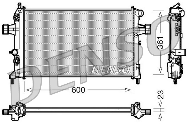 DENSO DRM20086 Radiatore, Raffreddamento motore